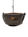 【中古】LOUIS VUITTON◆バムバッグ_モノグラム・キャンバス_BRW/PVC/BRW【バッグ】