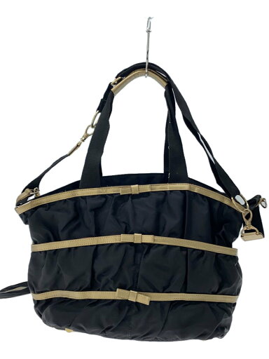【中古】TOCCA◆ショルダーバッグ/ナイロン/BLK【バッグ】 【中古】TOCCA◆ショルダーバッグ/ナイロン/BLK【バッグ】