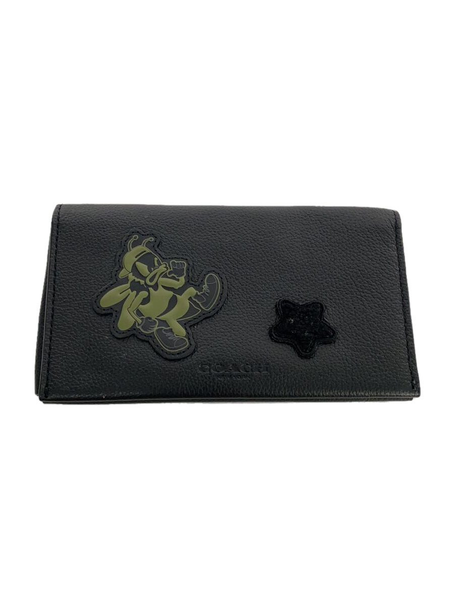 【中古】COACH◆カードケース/レザー/BLK/レディース/F12006//【服飾雑貨他】