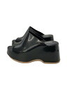 【中古】melissa◆サンダル/24cm/ブラック/PVC【シューズ】