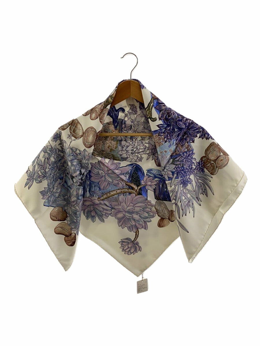 【中古】HERMES◆スカーフ/シルク/マルチカラー/総柄/レディース【服飾雑貨他】