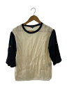 【中古】CHANEL◆CHANEL/長袖Tシャツ/36/シルク/BEG/無地//【レディースウェア】