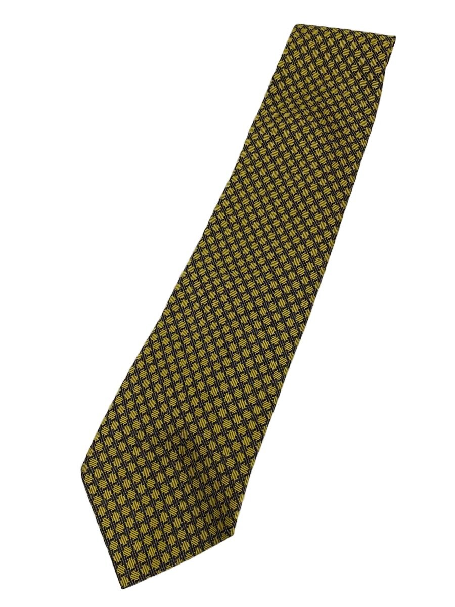 DUNHILL - 【中古】dunhill◆ネクタイ/シルク/YLW/総柄/メンズ【服飾雑貨他】
