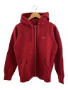 【中古】Supreme◆Small box logo zip up hoodie/ジップパーカー/M/コットン/ボルドー【メンズウェア】