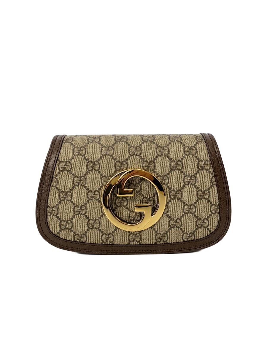 【中古】GUCCI◆ショルダーバッグ/--/BRW/総柄/703807【バッグ】