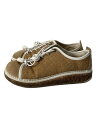 【中古】BIRKENSTOCK◆ローカットスニーカー/22.5cm/BEG//【シューズ】