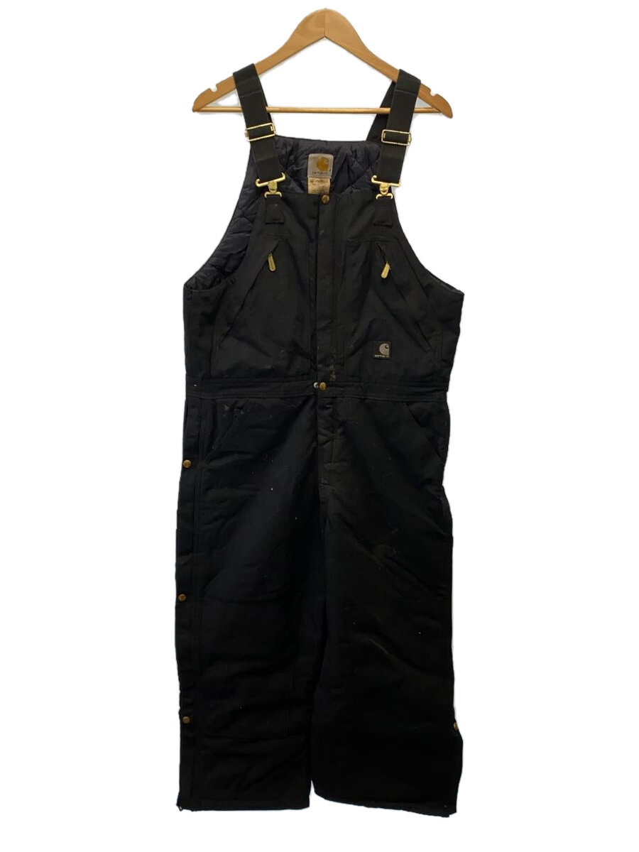 【中古】Carhartt◆オーバーオール/34/コットン/BLK【メンズウェア】