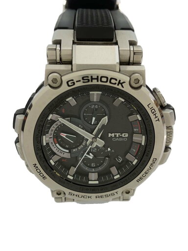【中古】CASIO◆ソーラー腕時計・G-SHOCK/アナログ/SLV【服飾雑貨他】 【中古】CASIO◆ソーラー腕時計・G-SHOCK/アナログ/SLV【服飾雑貨他】