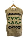【中古】HYKE◆ニット・セーター(厚手)/1/ウール/BEG/212-11238 013【レディースウェア】