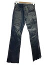 【中古】BIKE SEVEN/レザーバイカーパンツ/L/BLK【スポーツ】