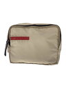【中古】PRADA◆ウエストバッグ/--/ベージュ【バッグ】