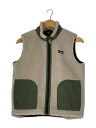 【中古】patagonia◆フリースジャケット/XL/ポリエステル/CRM/65619【レディースウェア】