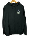 【中古】HUF◆パーカー/M/コットン/BLK/PF00495【メンズウェア】