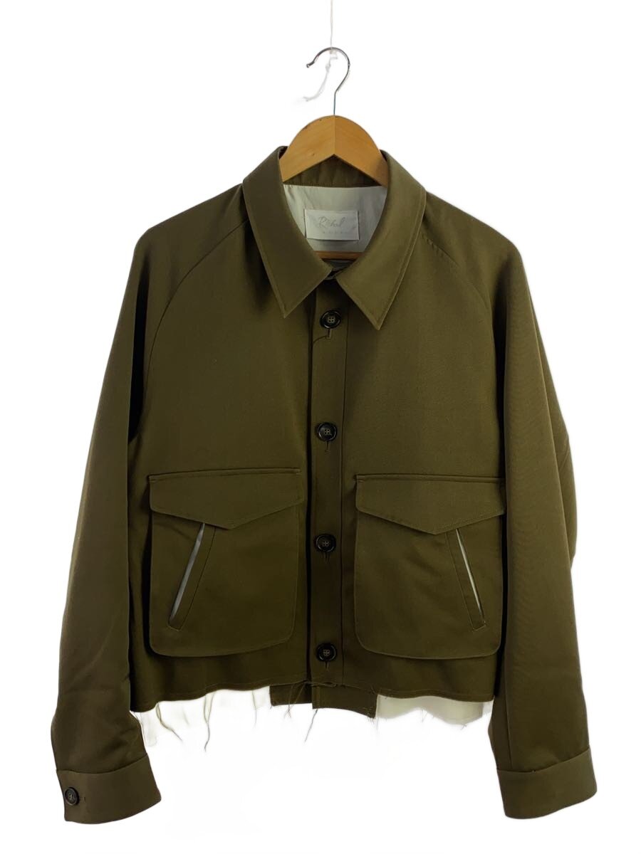 Rich I◆24AW/LAYERED BLUSON/50/ウール/カーキ/I-06-BL-01