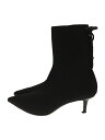 【中古】STACCATO◆ショートブーツ/23cm/ブラック/バックレースアップ【シューズ】(4)