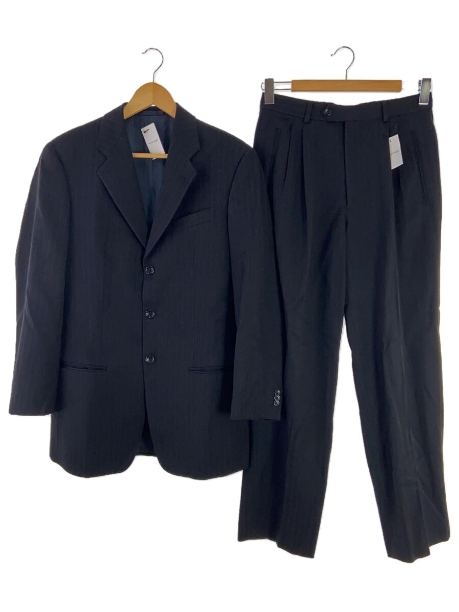 【中古】ARMANI COLLEZIONI◆スーツ/40/ウール/NVY/ストライプ/F74044672-20【メンズウェア】