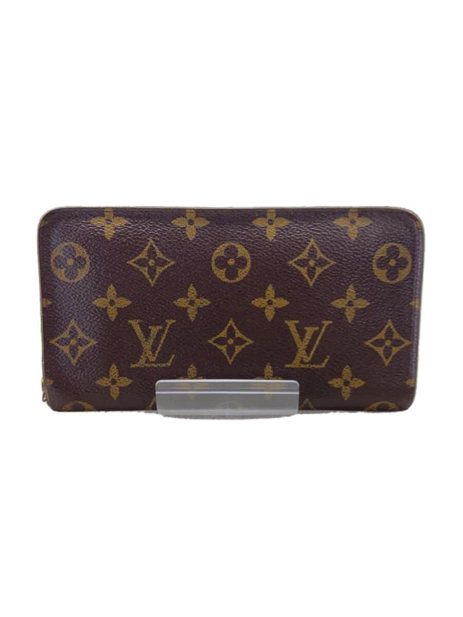 【中古】LOUIS VUITTON◆長財布/--/BRW/総