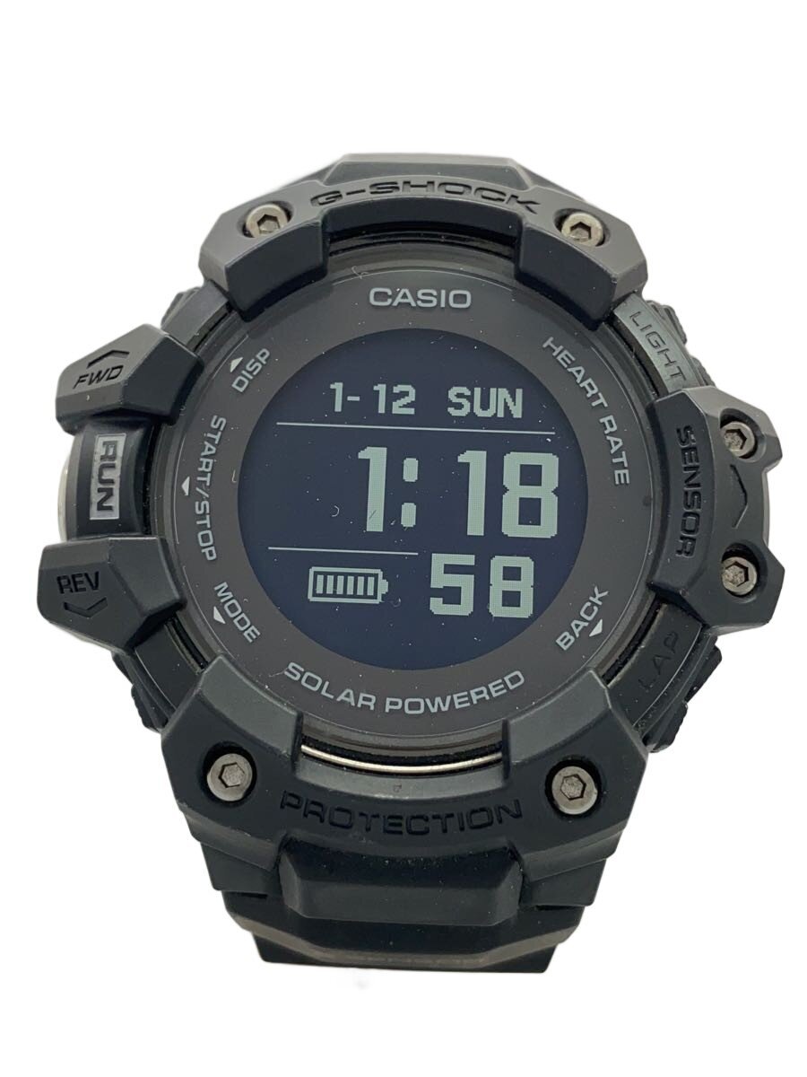 【中古】CASIO◆ソーラー腕時計_G-SHOCK/デジタル/ラバー/BLK/BLK【服飾雑貨他】