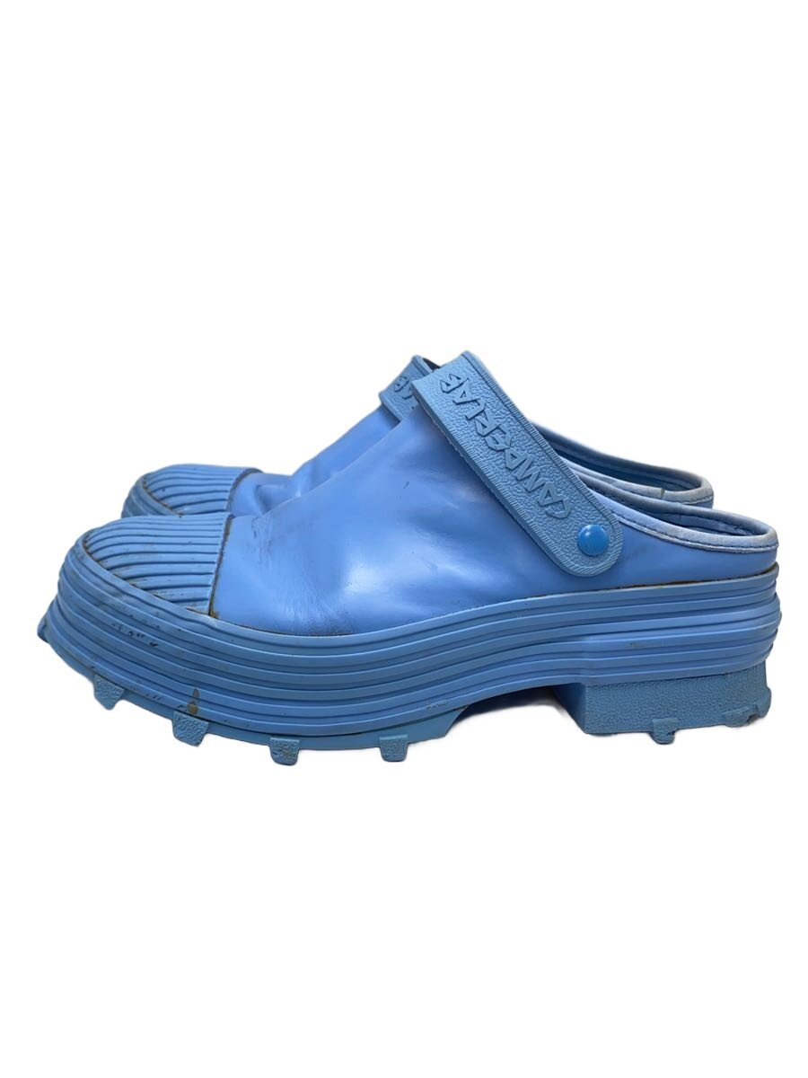 【中古】camper◆サンダル/US7/BLU/レザー/K201476-002【シューズ】