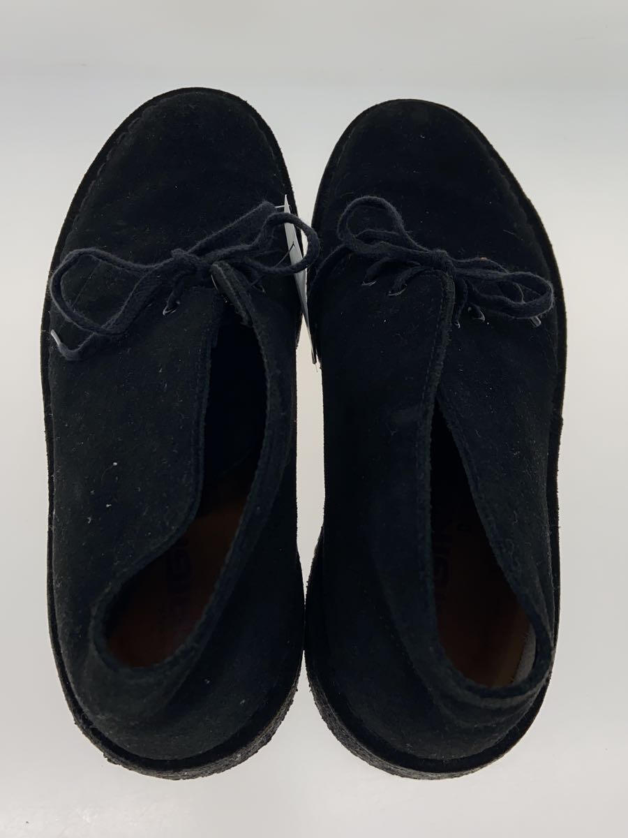 【中古】Clarks◆チャッカブーツ/US9/BLK/レザー/31691【シューズ】 3