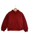 【中古】PINK HOUSE◆ブルゾン/FREE/コットン/RED【レディースウェア】