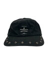 【中古】UNDERCOVER◆23SS/ANTI WAR/STUDDED 6 PANEL CAP/キャップ/FREE/コットン/ブラック/メンズ【服飾雑貨他】