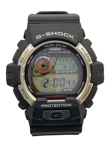 【中古】CASIO◆ソーラー腕時計・G-SHOCK/デジタル/ラバー/BLK/BLK/SS【服飾雑貨他】 【中古】CASIO◆ソーラー腕時計・G-SHOCK/デジタル/ラバー/BLK/BLK/SS【服飾雑貨他】