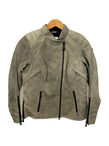 【中古】HARLEY DAVIDSON◆シングルライダースジャケット/M/レザー/GRY/無地/98004-20VW【メンズウェア】 【中古】HARLEY DAVIDSON◆シングルライダースジャケット/M/レザー/GRY/無地/98004-20VW【メンズウェア】
