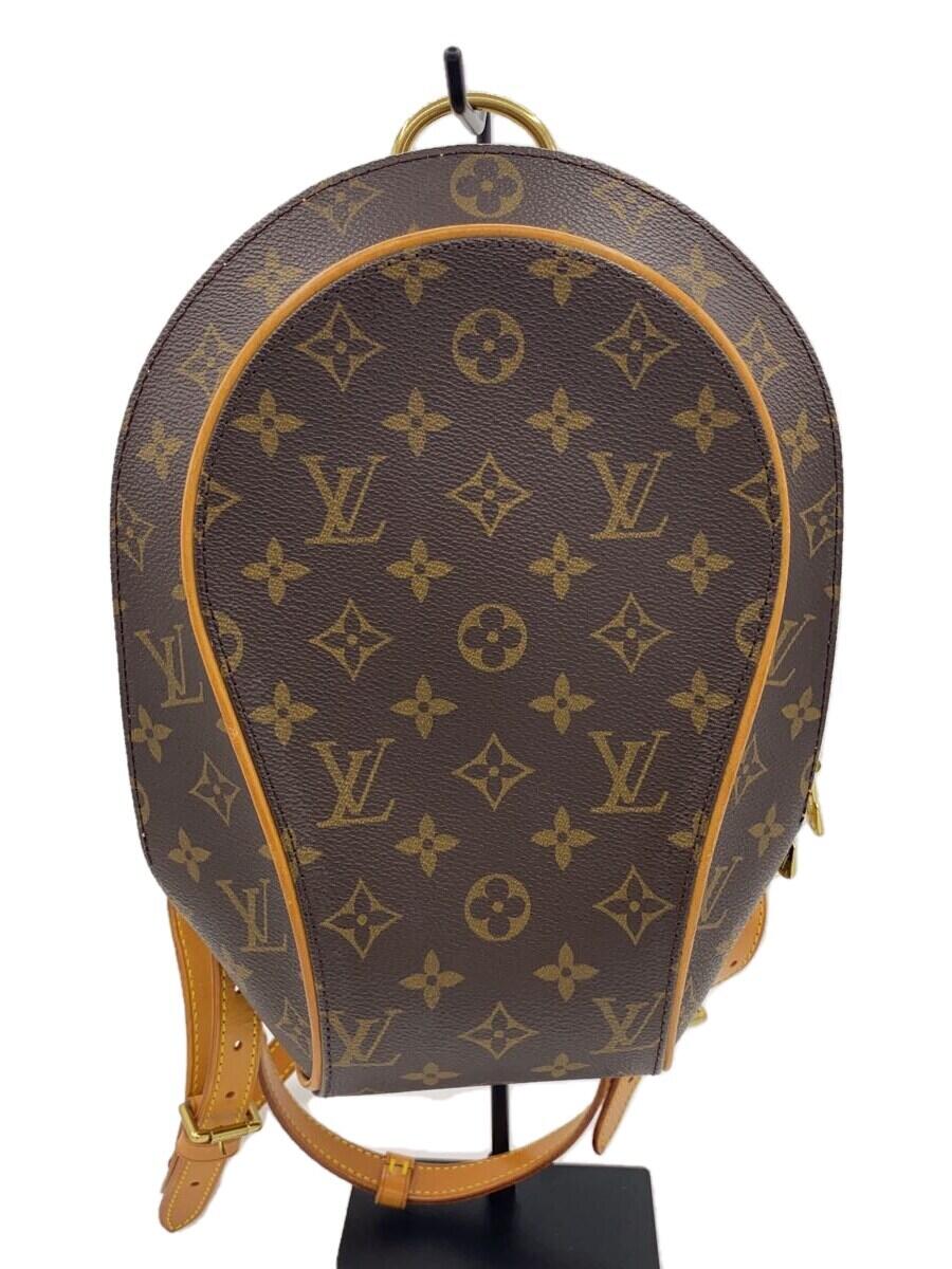 【中古】LOUIS VUITTON◆エリプス・サック・ア・ド_モノグラム・キャンバス_BRW/PVC/BRW【バッグ】