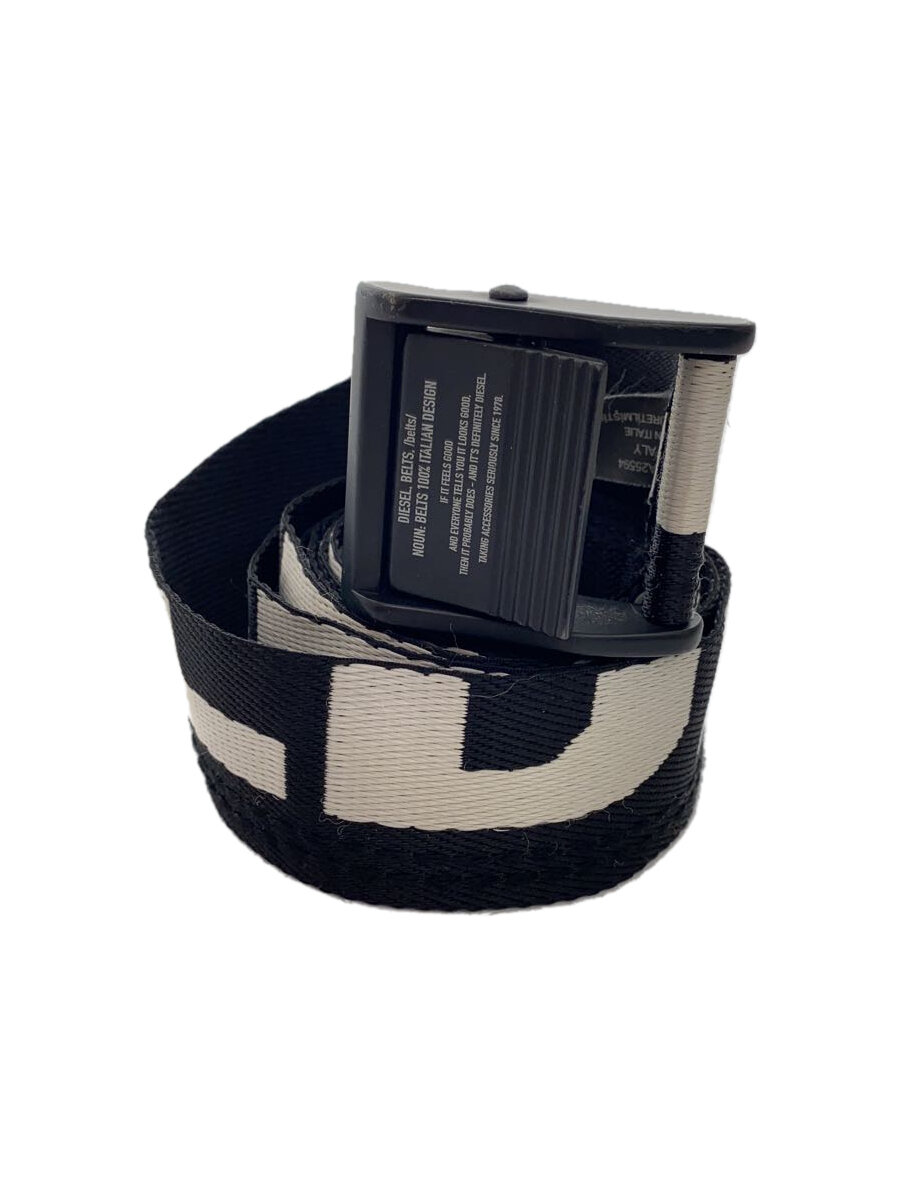 【中古】DIESEL◆ベルト/--/BLK/総柄/メンズ【服飾雑貨他】