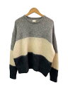 【中古】YSTRDY’S TMRRW◆イエスタデイズトゥモロウ/ニット・セーター(厚手)/S/コットン/GRY/YT-K0602【メンズウェア】