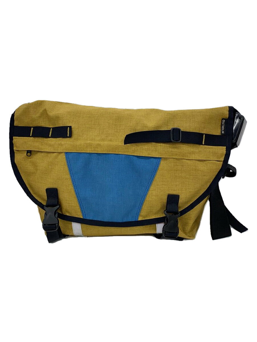 【中古】OSTRICH◆ショルダーバッグ/ナイロン/BEG【バッグ】