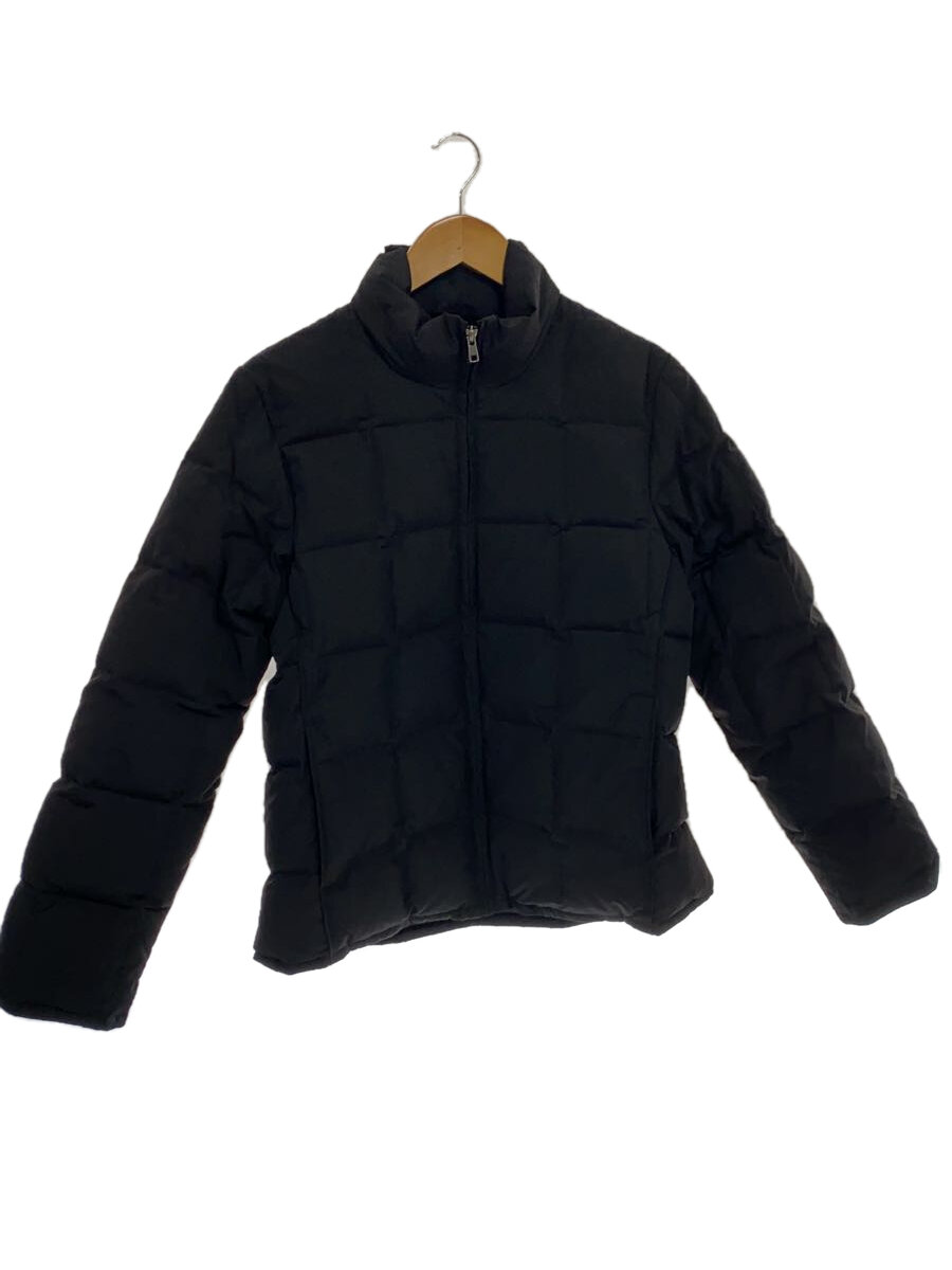 【中古】EDDIE BAUER◆ダウンジャケット/--/--/BLK/無地【レディースウェア】