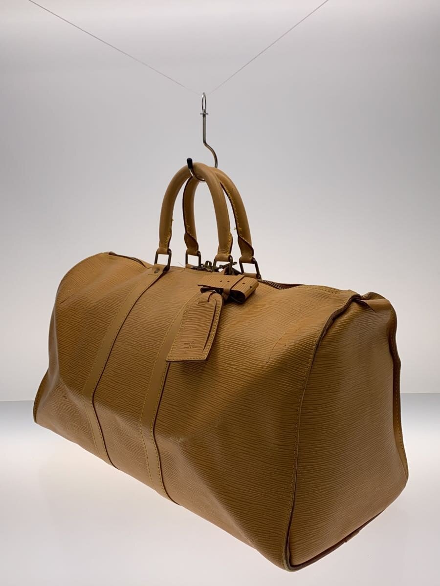2nd STREET 楽天市場店の【中古】LOUIS VUITTON◆ボストンバッグ/レザー/ウィニングベージュ/無地//【バッグ】｜アングル2