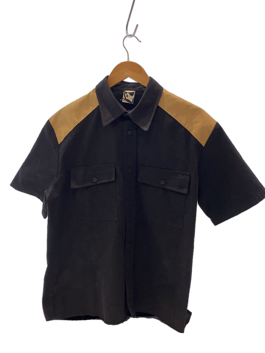 【中古】GR10K◆半袖シャツ/L/--/BLK/無地/SS22GR2A2KS-BL【メンズウェア】