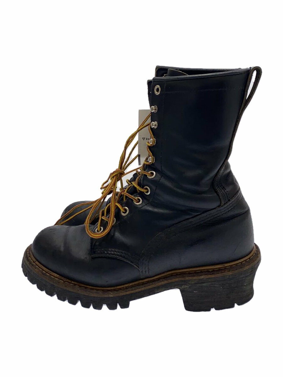 【中古】RED WING◆ブーツ/US6.5/BLK【シューズ】