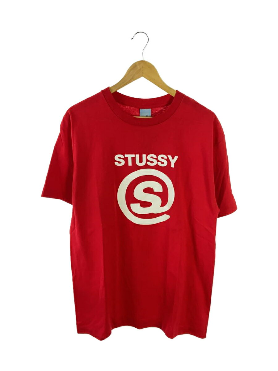 【中古】STUSSY◆90s/deadstock/Tシャツ/L/