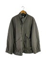 【中古】WYM◆LAYERED 3WAY MILITARY BLOUSON/ジャケット/L/ナイロン/GRY/無地/WYjk616【メンズウェア】
