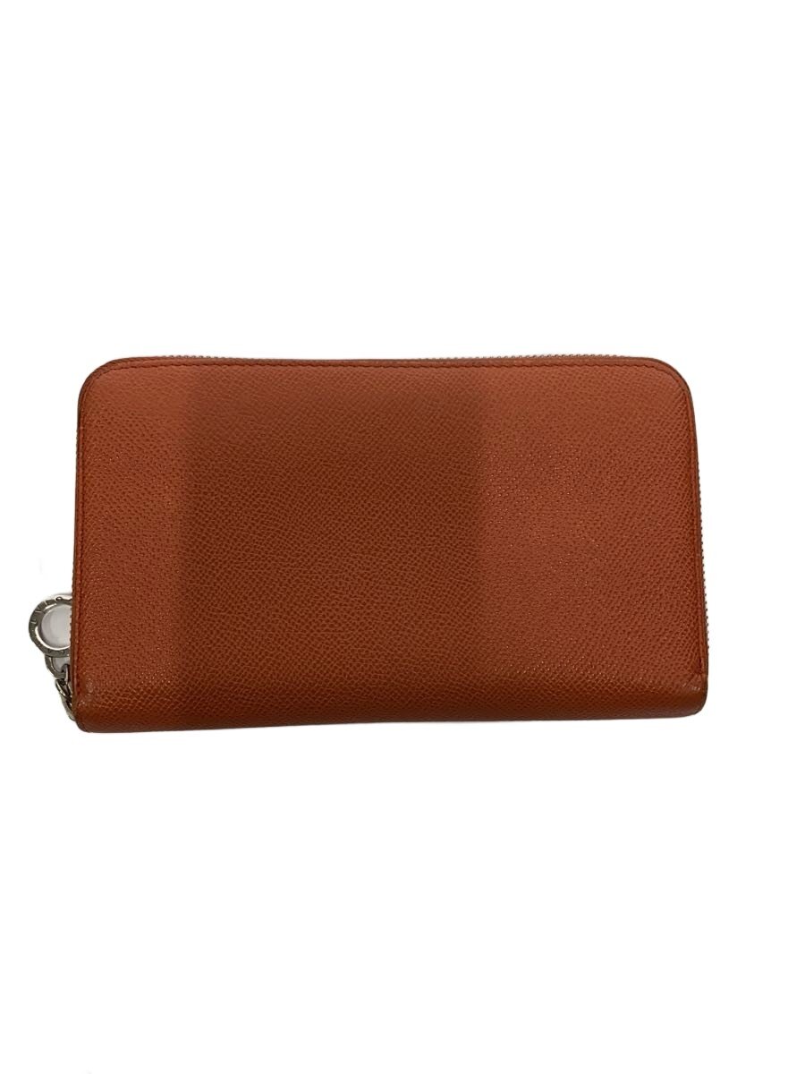 【中古】BVLGARI◆長財布/レザー/BRW/�