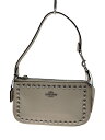 【中古】COACH◆ハンドバッグ/レザー/CRM/無地/CM252【バッグ】