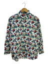 【中古】graniph◆×ドラゴンボール/長袖シャツ/S/コットン/WHT/総柄//【メンズウェア】