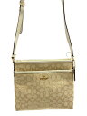 【中古】COACH◆コーチ/F29960/ショルダーバッグ/--/ベージュ【バッグ】