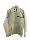 【中古】AVIREX◆AVIREX アヴィレックス/レザージャケット・ブルゾン/XXS/21L010W/クリーム【メンズウェア】