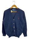 【中古】POLO RALPH LAUREN◆カーディガン(厚手)/M/コットン/NVY/無地【メンズウェア】(4)