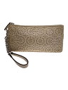【中古】COACH◆COACH コーチ ポーチ/レザー/CRM/レザー//【バッグ】