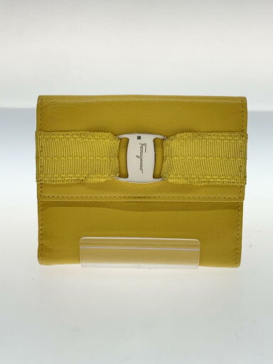 【中古】Salvatore Ferragamo◆2つ折り財布/--/YLW/レディース【服飾雑貨他】 【中古】Salvatore Ferragamo◆2つ折り財布/--/YLW/レディース【服飾雑貨他】