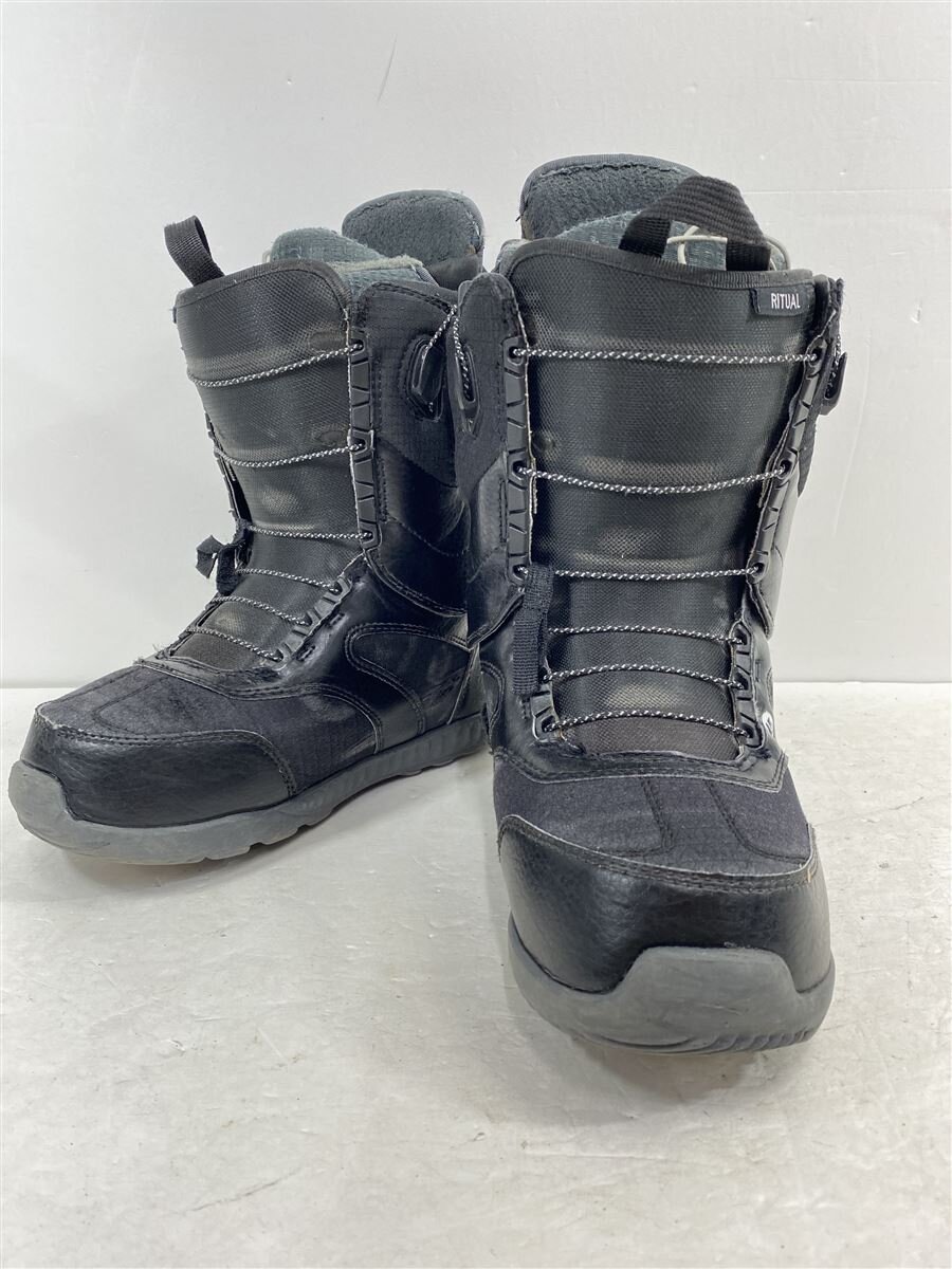 【中古】BURTON◆スノーボードブーツ/24cm/クイックレーシング/BLK/RITUAL//【スポーツ】