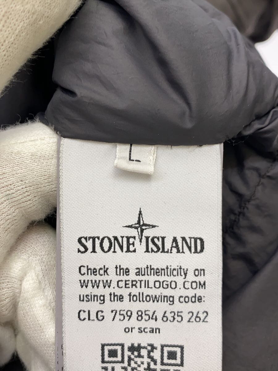 【中古】STONE ISLAND◆ダウンジャケット/L/--/BRW/無地/7315716F2【メンズウェア】