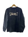 【中古】AVIREX◆長袖Tシャツ/XL/コットン/BLK/プリント/6103422【メンズウェア】