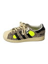 【中古】adidas◆SUPERSTAR 82 FACE OKA_スーパースター 82 FACE OKA/24.5cm/SLV【シューズ】(4)